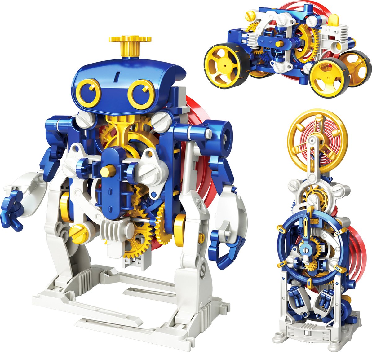 POWERplus Spiraal Speelgoed STEM Constructie Set | bouwpakket voor 3 verschillende modellen